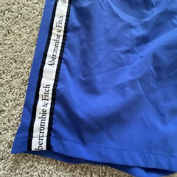 Abercrombie & Fitch Mens Royal Blue Swim Trunks Board Shorts Sz 28 Beach Mesh - Picture 3 of 8